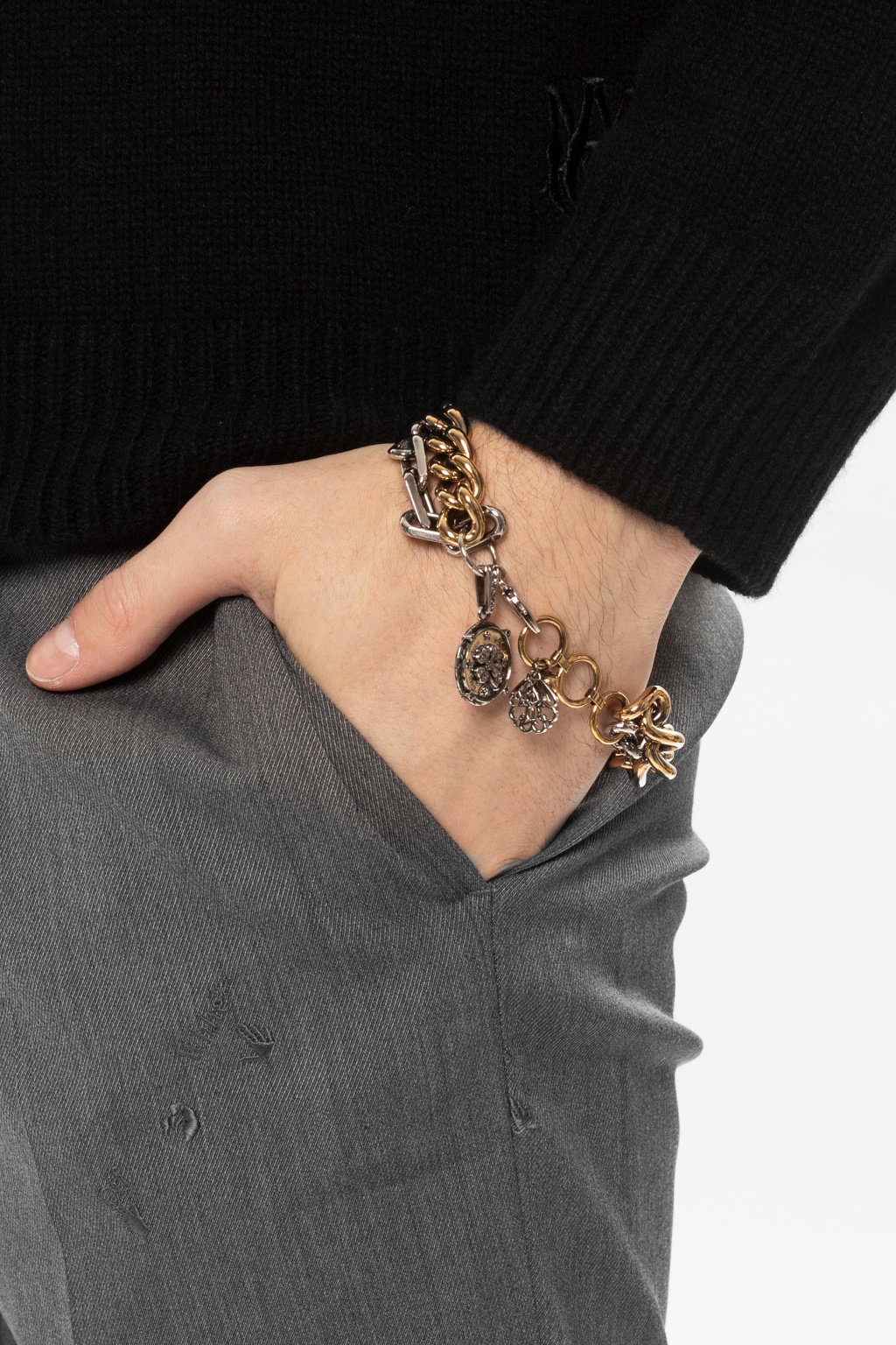 Alexander mcqueen sale charm bracelet